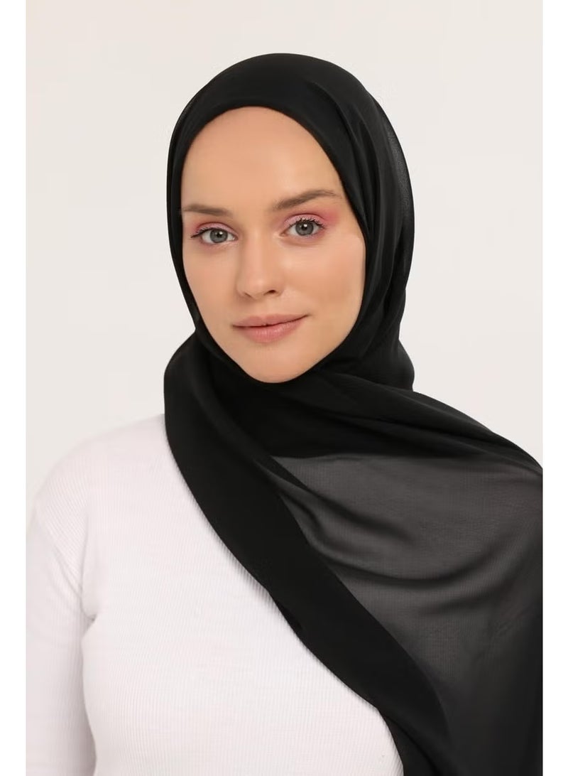 Altobeh Ready Practical Luxury Neck Collar Bonnet Chiffon Shawl - Image 5